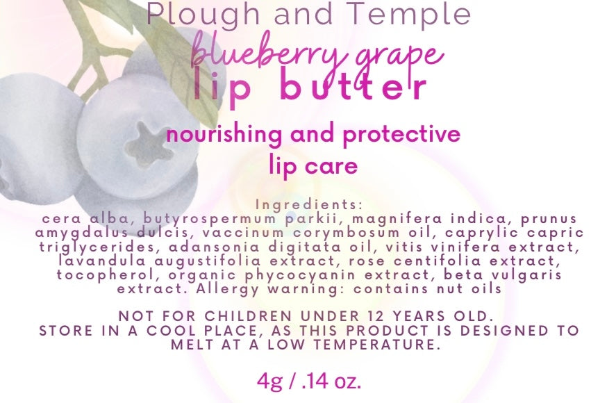 Blueberry Grape Lip Butter