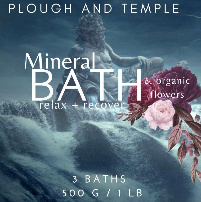 Mineral Bath with Organic Flowers